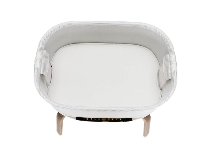 Lit cododo eluma nest - détection des pleurs, balancement, bluetooth, coton bio - luna 9AU999LUNEU - Conforama E
