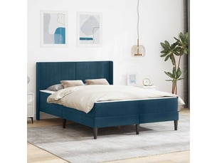 Lit 2 places 140x200 cm coloris bleu
