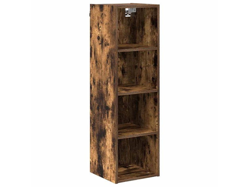  Meuble de rangement cuisine, armoire suspendue chêne fumé 30x29,5x100cm  - Conforama A
