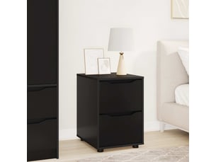 Commode 1 tiroir(s)    <strong></strong> <strong></strong> coloris noir largeur 40 cm