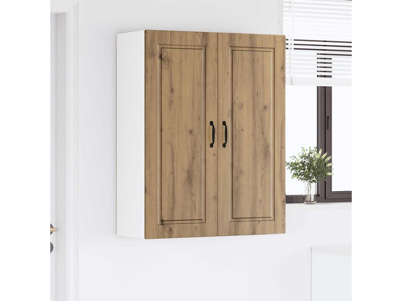  Meuble mural de cuisine, armoire de cuisine chêne artisanal 80x31x100cm shl8870  - Conforama D