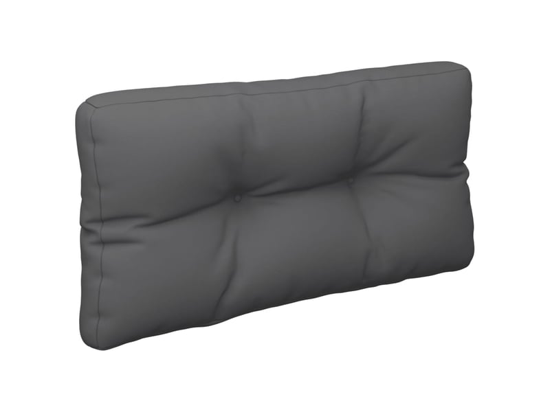  Coussin de palette, coussin de chaise, coussin de canapé anthracite 70x40x12 cm tissu cf55280  - Conforama D
