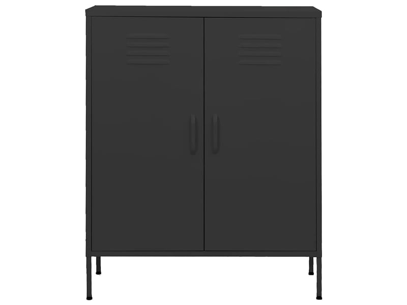  Armoire de rangement, rangement bureau anthracite 80x35x101,5 cm acier shl3753  - Conforama C