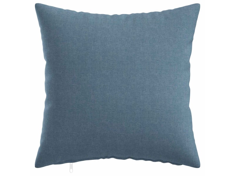  Lot de 12 housses de coussin heerlen bleu denim 40 x 40 cm tissu cf48974  - Conforama A