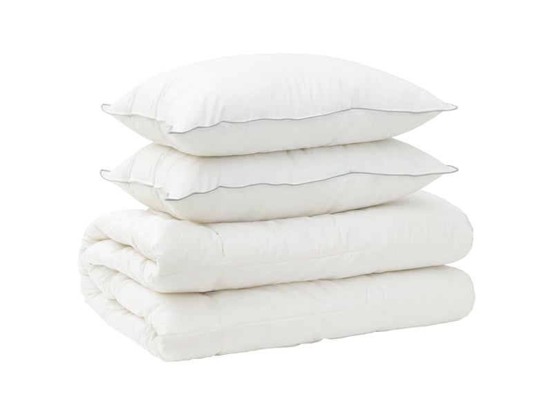  Ensemble de couette et d'oreiller 3 pcs - duvet 200x220 cm 4 saisons  - Conforama A