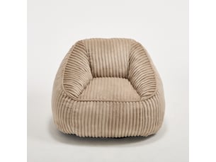 Fauteuil fixe DUBOISDESIGN  Tissu / Microfibre marron vendu A l'unité