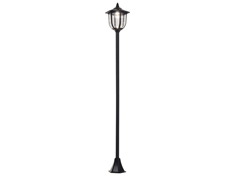  Lanterne solaire led jardin, plastique, intérieurextérieur, 177 cm, 3060 lm, jardinbalcondéco, noire.  - Conforama A