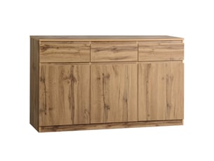 Buffet 3 porte(s) 3 tiroir(s) URBAN MEUBLE - 135 cm coloris bois clair