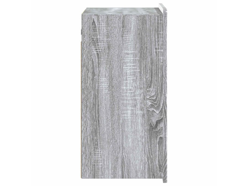  Armoire murale salon, meuble de rangement sonoma gris 59 x 31 x 64 cm bois d'ingénierie  - Conforama E