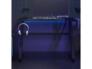 Bureau gaming 110 cm coloris noir