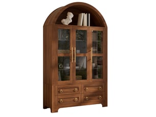 Buffet 3 porte(s) 4 tiroir(s) VIVRYN - 110 cm coloris bois foncé