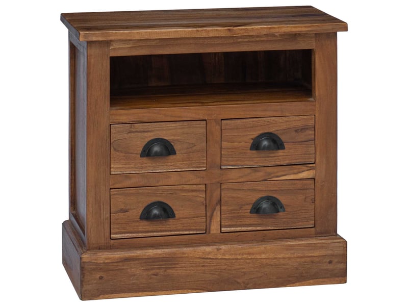  Armoire de rangement avec tiroir naturel 60x30x60 cm  - Conforama A