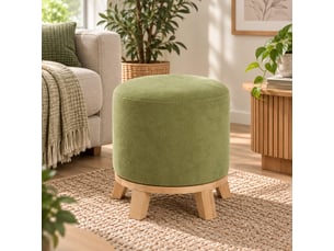 Pouf / repose pied <strong>JUANIO</strong> <strong></strong> vert