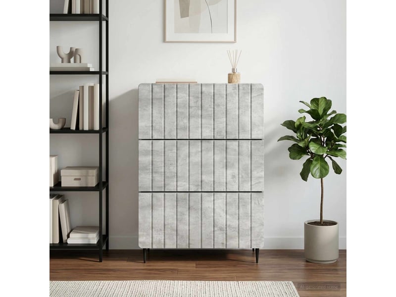  Armoire de rangement bureau, armoire à tiroirs 66 x 34,5 x 92 cm bois d'ingénierie shl4254  - Conforama D