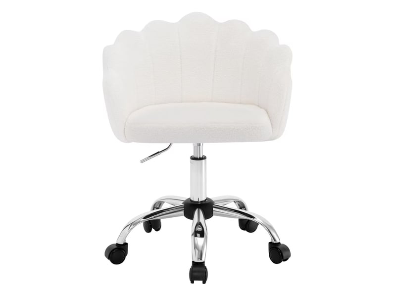  Chaise de bureau réglable avec dossier effet pétales evryae  - Conforama A