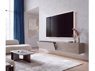 Meuble tv coloris marron 30 cm   