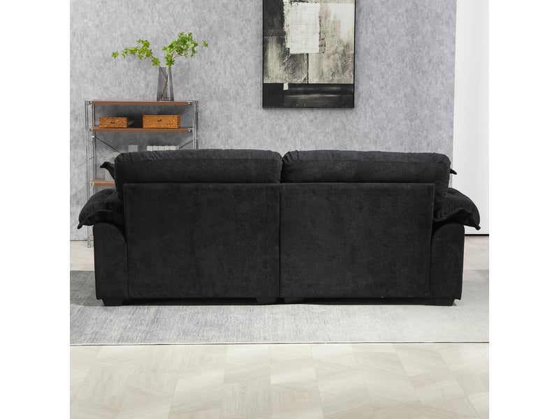 Canapé 2 places, canapé de salon, en chenille, 213 cm, mobilier pour espace de vie, pour salon et séjour  - Conforama R