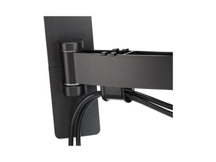 Support tv mural inclinable et orientable verrouillable 19 a 43 vesa 100x100 a 200x200 charge 16 kg noir