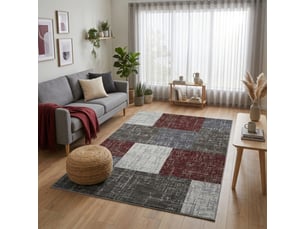 Tapis vintage milano 160x230 cm rouge