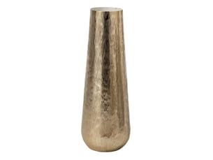 Vase ligné en métal adela 64cm doré