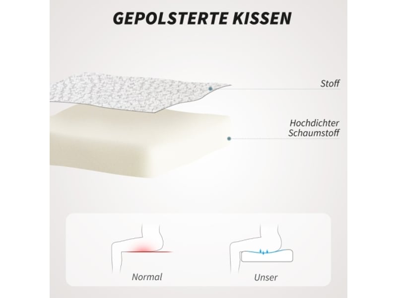  Chaise de bureau rembourrée en peluche, design baquet, à roulettes, acier, crème et noir  - Conforama E