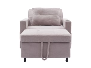 Fauteuil fixe <strong>STILVORA</strong> <strong></strong> Tissu gris vendu A l'unité