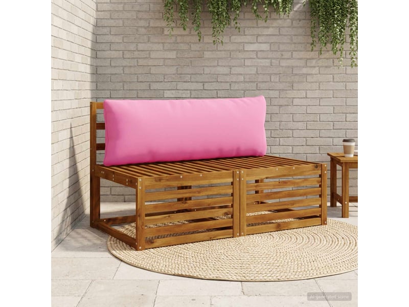  Coussin de dos, coussin de dossier 1 pièce putten 100 % polyester rose cf54423  - Conforama B