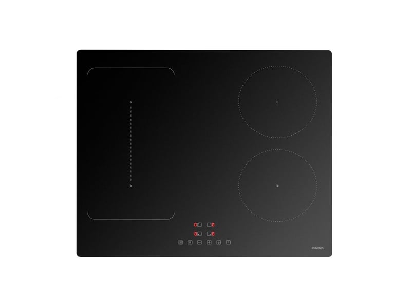  Plaque cuisson induction vitrocéramique 4 zones boost tactile noir bomann ebki7944-noir  - Conforama B
