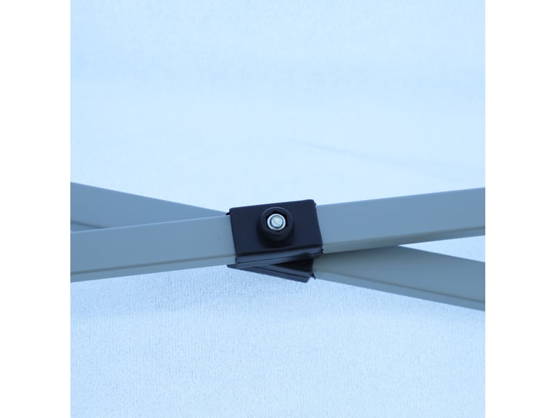 Abri pliant 3 x 3 m bordeaux en acier, avec 4 parois latérales, protection uv 50+ pour jardin et camping - Conforama E