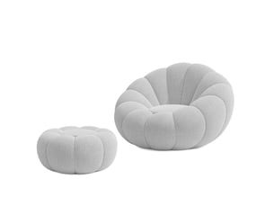 Fauteuil fixe pivotant <strong>IDOHOME</strong> <strong>ECLIPSE</strong> Tissu gris