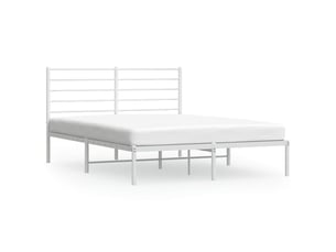 Lit 2 places 140x190 cm coloris blanc
