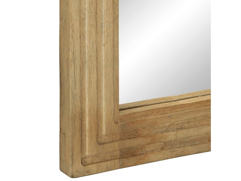  Miroir salle de bain, miroir de toilette marron 50x70x2,5 cm bois de manguier cf62650  - Conforama E