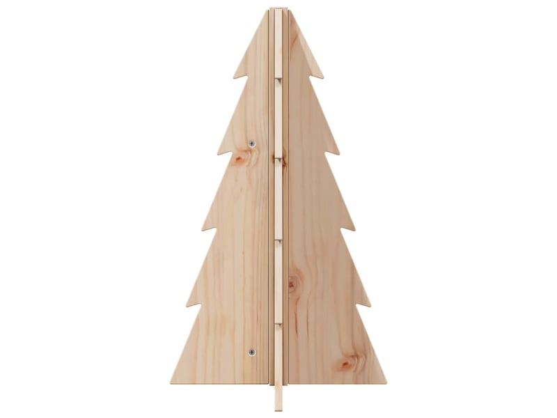  Sapin de noël - arbre de noël en bois pour décoration 69,5cm bois massif de pin  - Conforama C