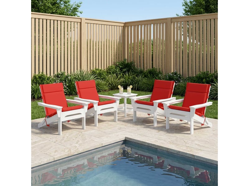 Lot de 6 coussins de chaise à dossier haut gemert cf59362 - Conforama B