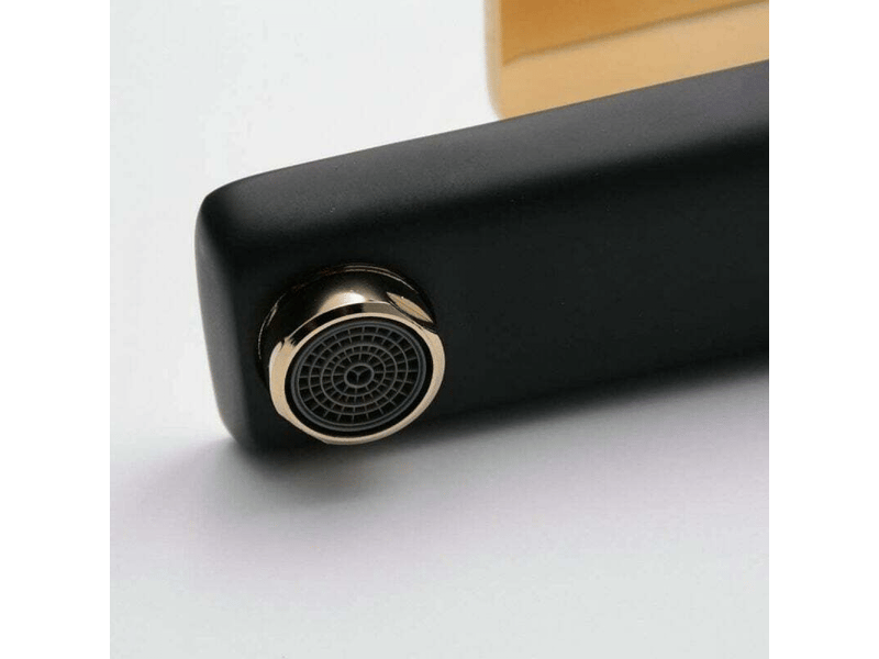 Robinet de lave-mains noir – grand robinet salle de bain eau chaude et froide  - Conforama D