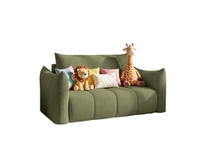 Canapé américain flo, avec fonction couchage, pour enfants, poso, vert clair (46)