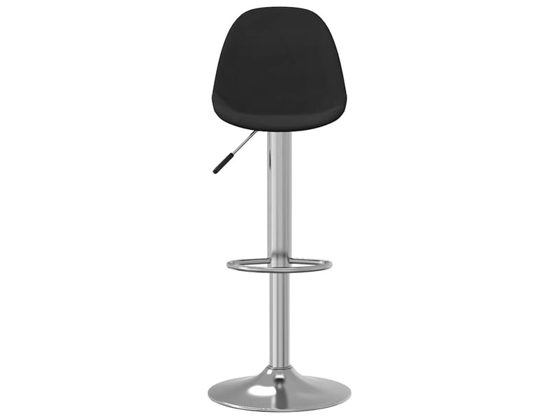  Lot de 2 tabouret de bar, chaise de bar noir tissu shl34942  - Conforama C