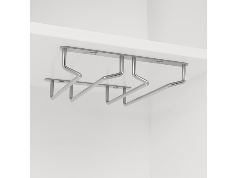 Buffet cuisine 4 portes et 2 tiroirs, 120 x 40 x 188 cm, étagères réglables, range-bouteilles et dispositif anti-basculement, mdf, blanc Morn Vibe - Conforama E