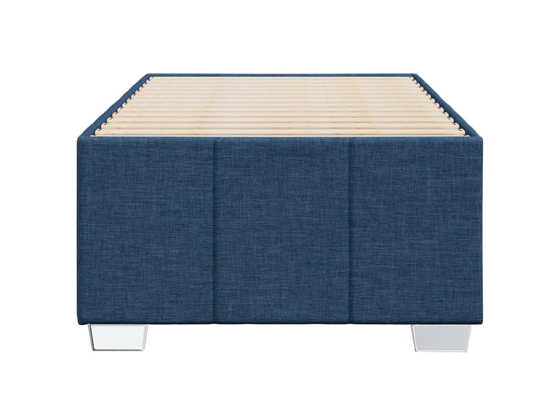  Lit simple- lit adulte -  cadre de lit sans matelas bleu 90x200 cm tissu  - Conforama C