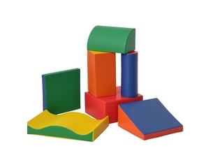 Jeu de 7 modules souples 60x40x11 cm multicolore