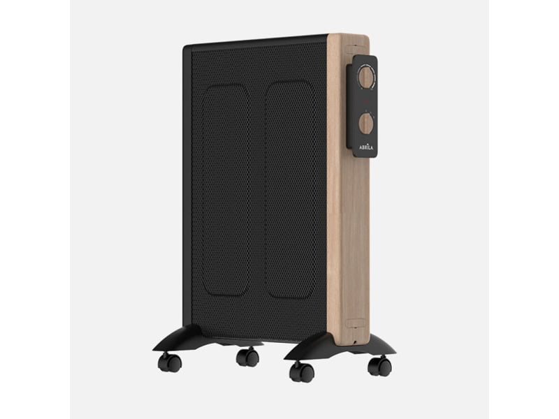 Fabrilamp badin radiateur mica 1500 w 3 éléments noir et effet bois 283121588 - Conforama A