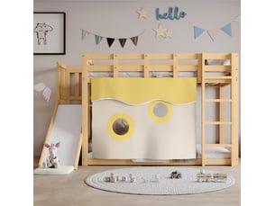 Lit superposé 90x200 cm <strong>HAVRYA</strong>  <strong></strong> coloris naturel