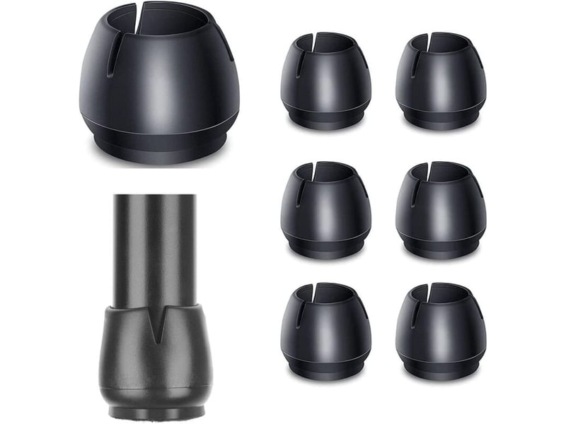  24 pcs de coussinets de protection de jambe de chaise en silicone au sol, tasses de meubles avec coussinets en feutre  - Conforama D
