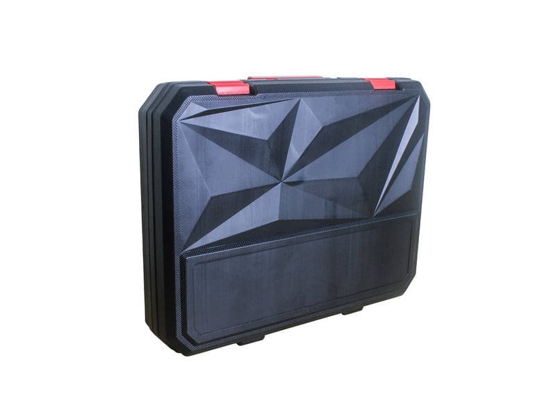  Coffret d'outils 238 pièces 45,5 x 35,5 x 8,9 cm noir et rouge en acier au carbone avec serrure  - Conforama D