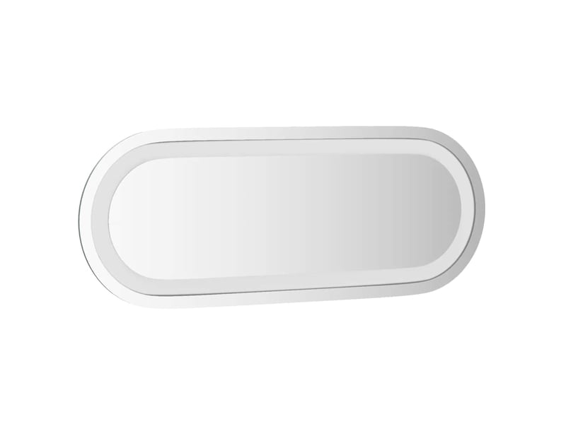  Miroir de salle de bain, miroir de toilette à led 40x15 cm ovale cf62494  - Conforama D