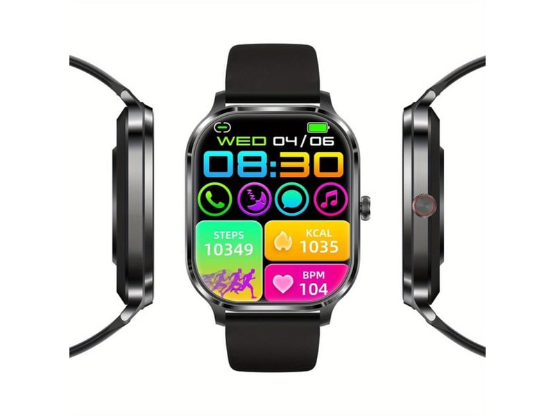  Montre connectee fitness unisexe hd 2.02 bluetooth capteur cardiaque autonomie 15 jours 189790_AADLJ43017_6_DROPFR - Conforama A