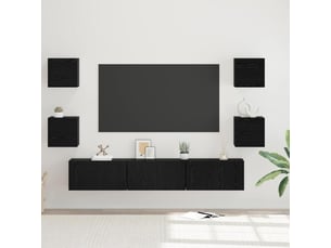 Meuble tv coloris noir 60 cm <strong></strong>  <strong></strong>