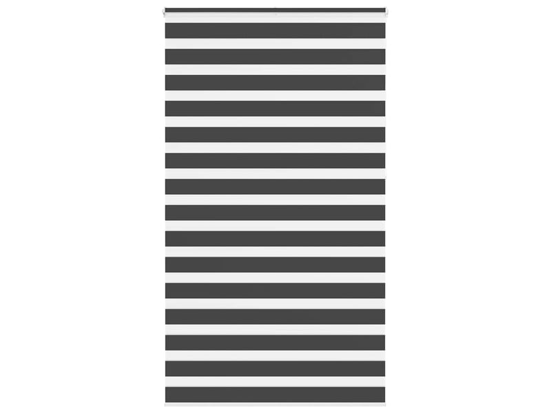 Store zèbre, store de fenêtre noir 120x230 cm largeur du tissu 115,9 cm polyester cf48868 - Conforama B