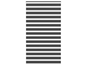 Store zèbre, store de fenêtre noir 120x230 cm largeur du tissu 115,9 cm polyester cf48868