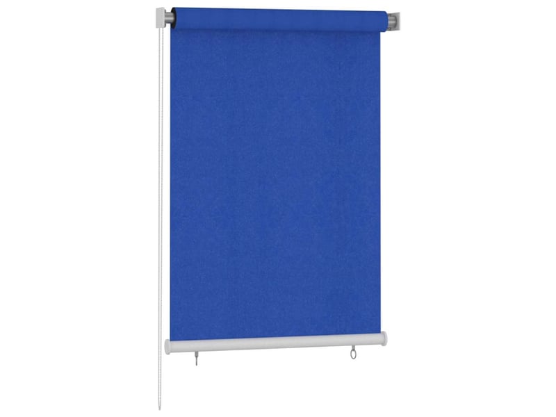  Store enrouleur, store roulant d'extérieur 105 (l) x 140 (h) cm bleu hdpe cf47295  - Conforama A